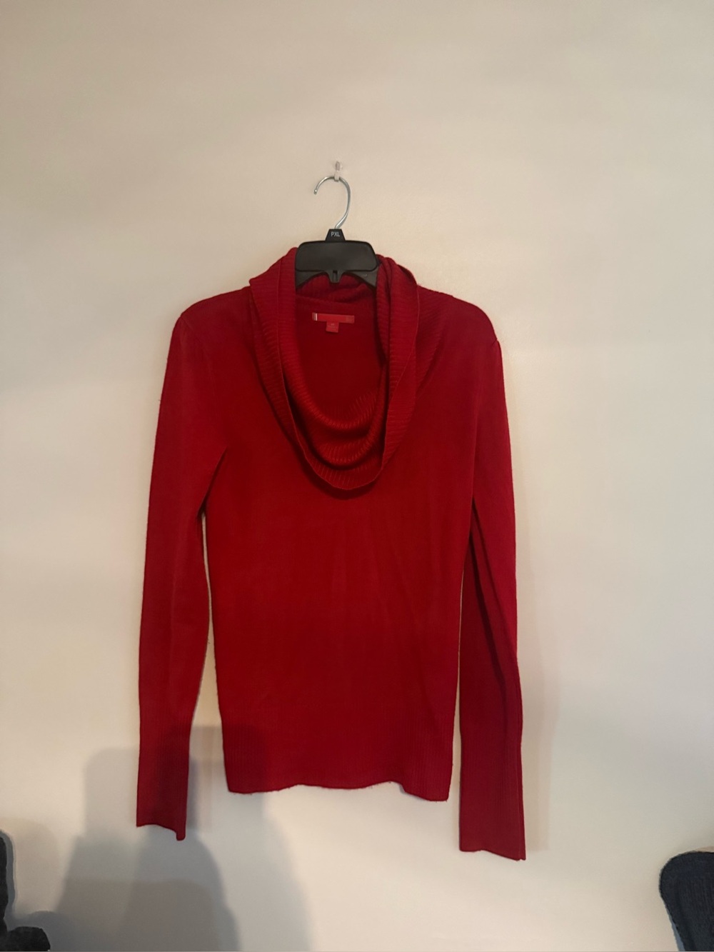 LIV Red Cowl Neck Sweater medium